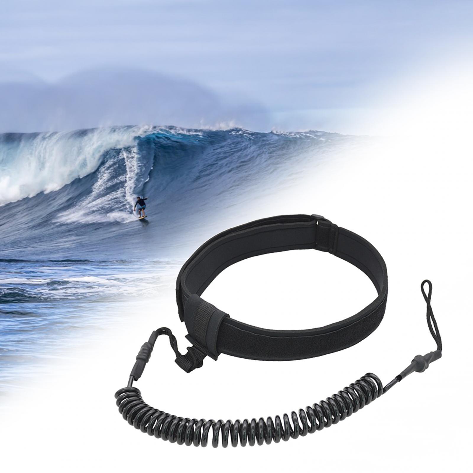 Surfboard Leash Ankle - สายรัดเอวสำหรับกระดานโต้คลื่น สายรัดข้อเท้า สายรัดขา เข็มขัดสำหรับกระดานยืนพาย ลองบอร์ด กระดานโต้คลื่น