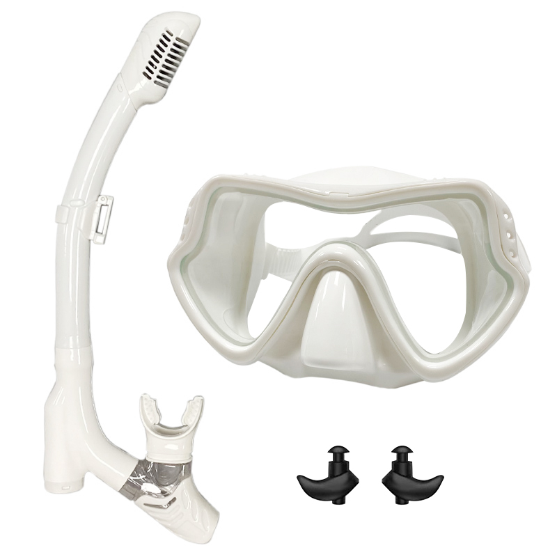 Freediving Mask Set - QYQ หน้ากากดําน้ํา Professional หน้ากากดําน้ําและ Snorkels แว่นตาแว่นตาดําน้ําว่ายน้ํา