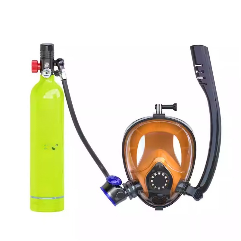Freediving Mask Set - ชุดดำน้ำครบชุด หน้ากาก ท่อหายใจ เครื่องช่วยหายใจแบบพกพา อุปกรณ์ดำน้ำสำหรับดำน้ำลึกและว่ายน้ำ สินค้ามีในสต็อก