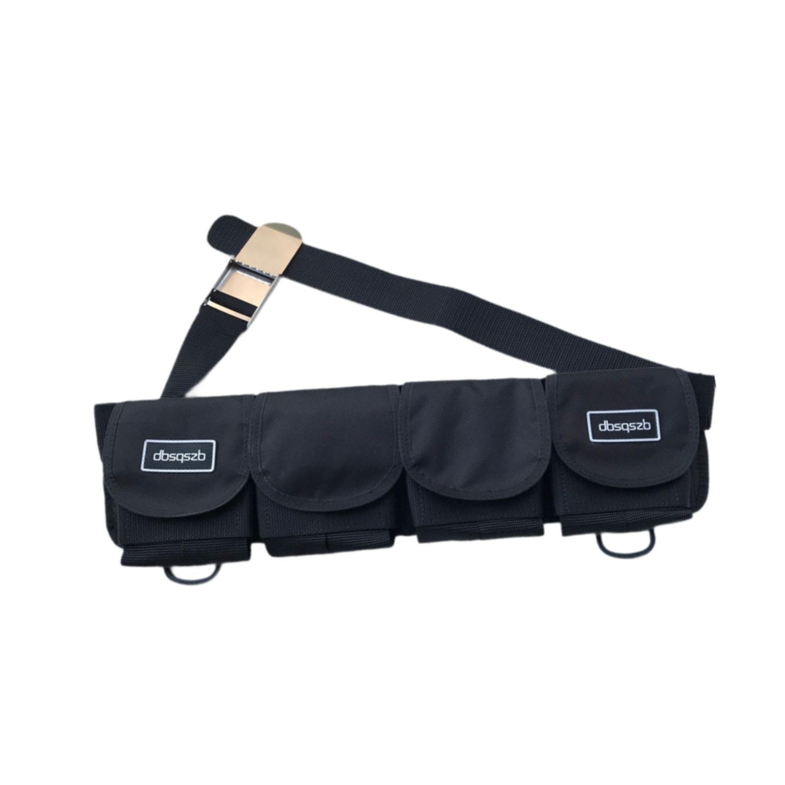 Dive Weight Belt - เข็มขัดถ่วงน้ำหนักอุปกรณ์ดำน้ำ สายรัดกระเป๋าแบบปรับได้ กันน้ำ สำหรับการดำน้ำตื้นและการสำรวจด้วยสกูบา
