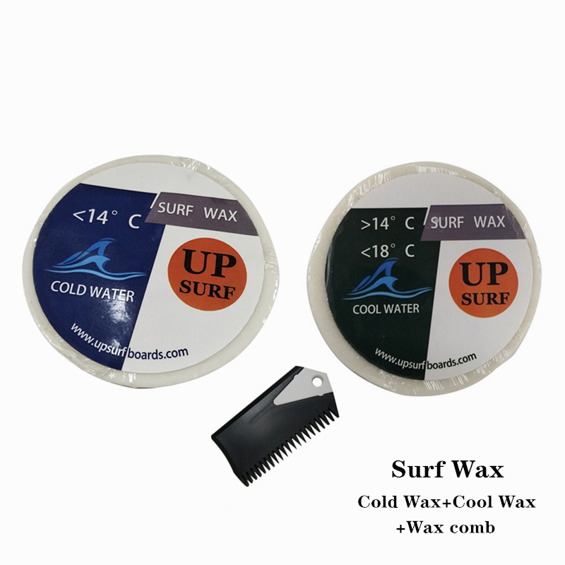 Surfboard Wax Tropical - 2 ชิ้น แว็กซ์กันลื่นสำหรับโต้คลื่น + หวีสำหรับล้างแว็กซ์ +