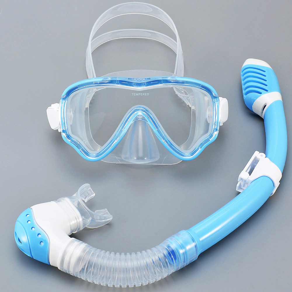ชุดหน้ากากดำน้ำสำหรับเด็กแว่นต - Freediving Mask Set บทวิจารณ์และราคา