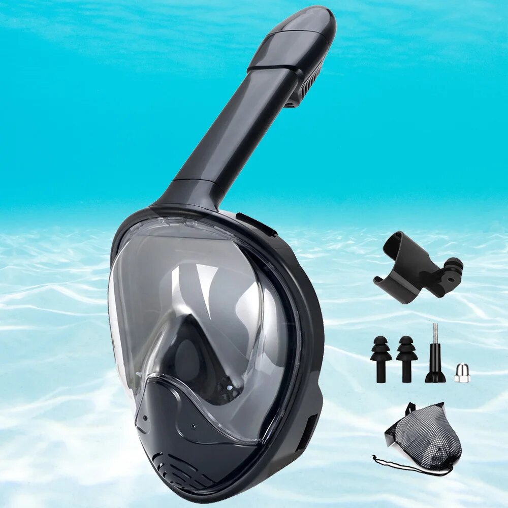 ดําน้ําใต้น้ํา Full Face เด็กว - Freediving Mask Set บทวิจารณ์และราคา