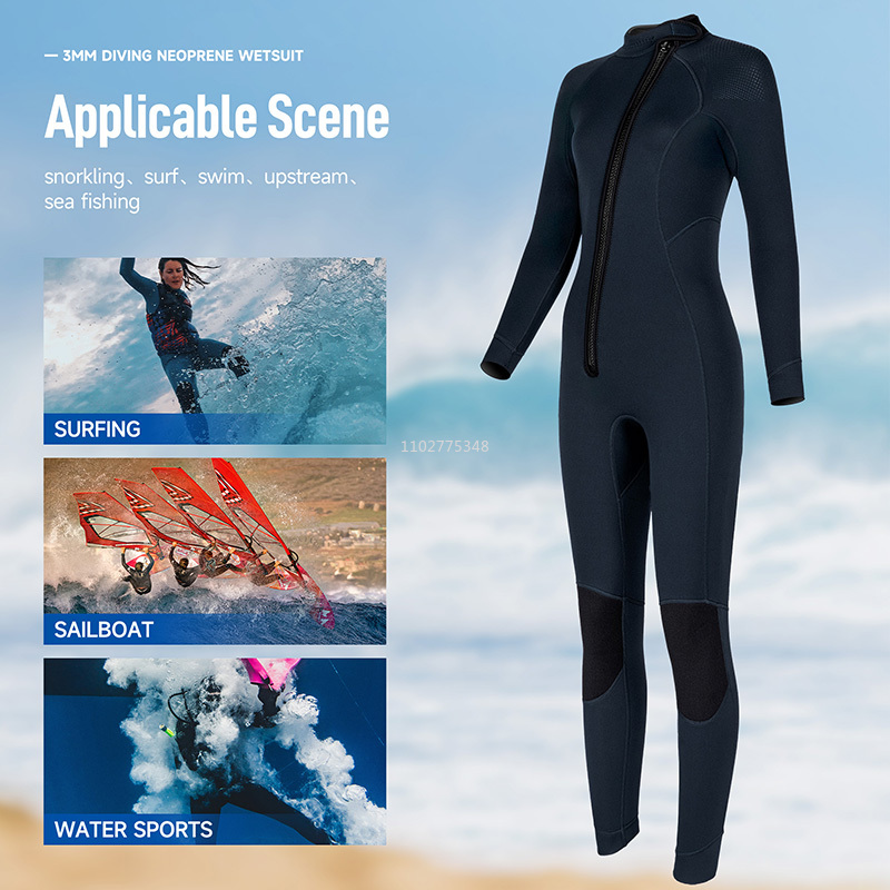 ผู้หญิงชุดว่ายน้ํา 3 มม.Neopre - Wetsuit 3Mm Neoprene บทวิจารณ์และราคา
