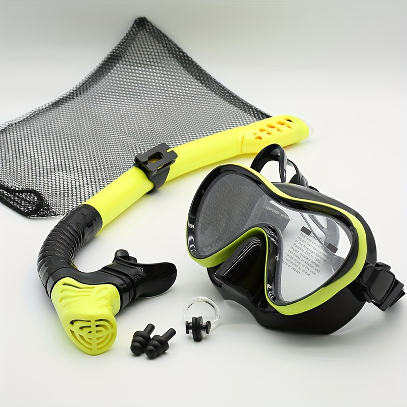 หน้ากากดำน้ำซิลิโคนแบบมืออาชีพ - Freediving Mask Set บทวิจารณ์และราคา