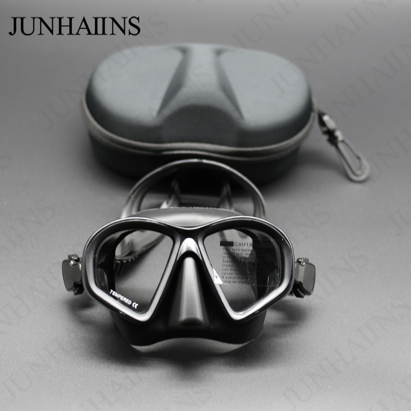 หน้ากากดำน้ำแบบกระจกนิรภัย JUN - Freediving Mask Set บทวิจารณ์และราคา
