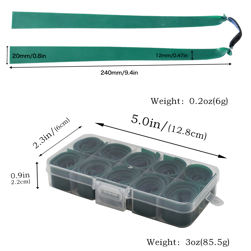 การล่าสัตว์ยางชุดคุณภาพสูงกล่อ - Speargun Rubber Band บทวิจารณ์และราคา
