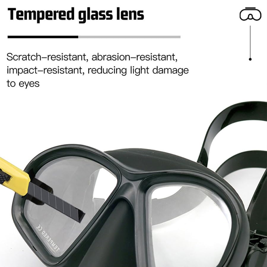 ชุดหน้ากากดำน้ำฟรีไดฟ์วิ่ง เลน - Freediving Mask Set บทวิจารณ์และราคา