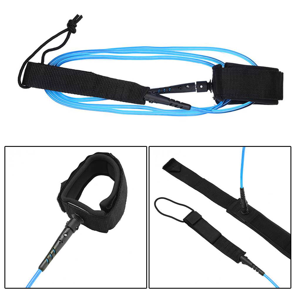 สายรัดข้อเท้าสำหรับกระดานโต้คล - Surfboard Leash Ankle บทวิจารณ์และราคา