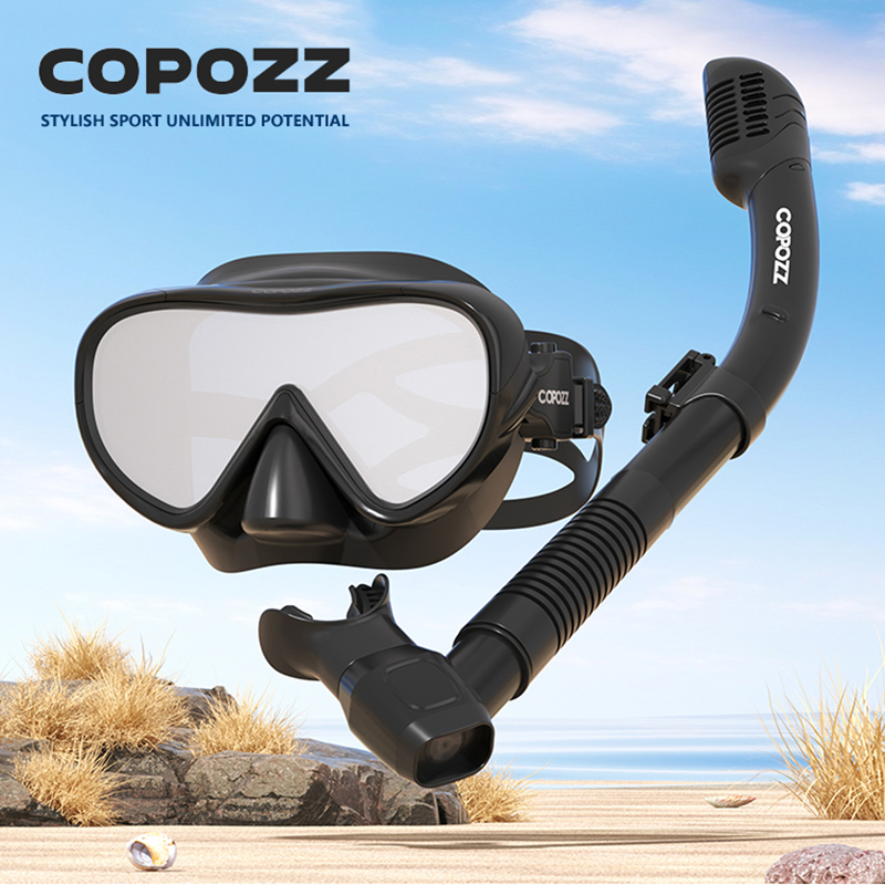 COPOZZ หน้ากากดำน้ำแบบใหม่ หน้ - Freediving Mask Set บทวิจารณ์และราคา