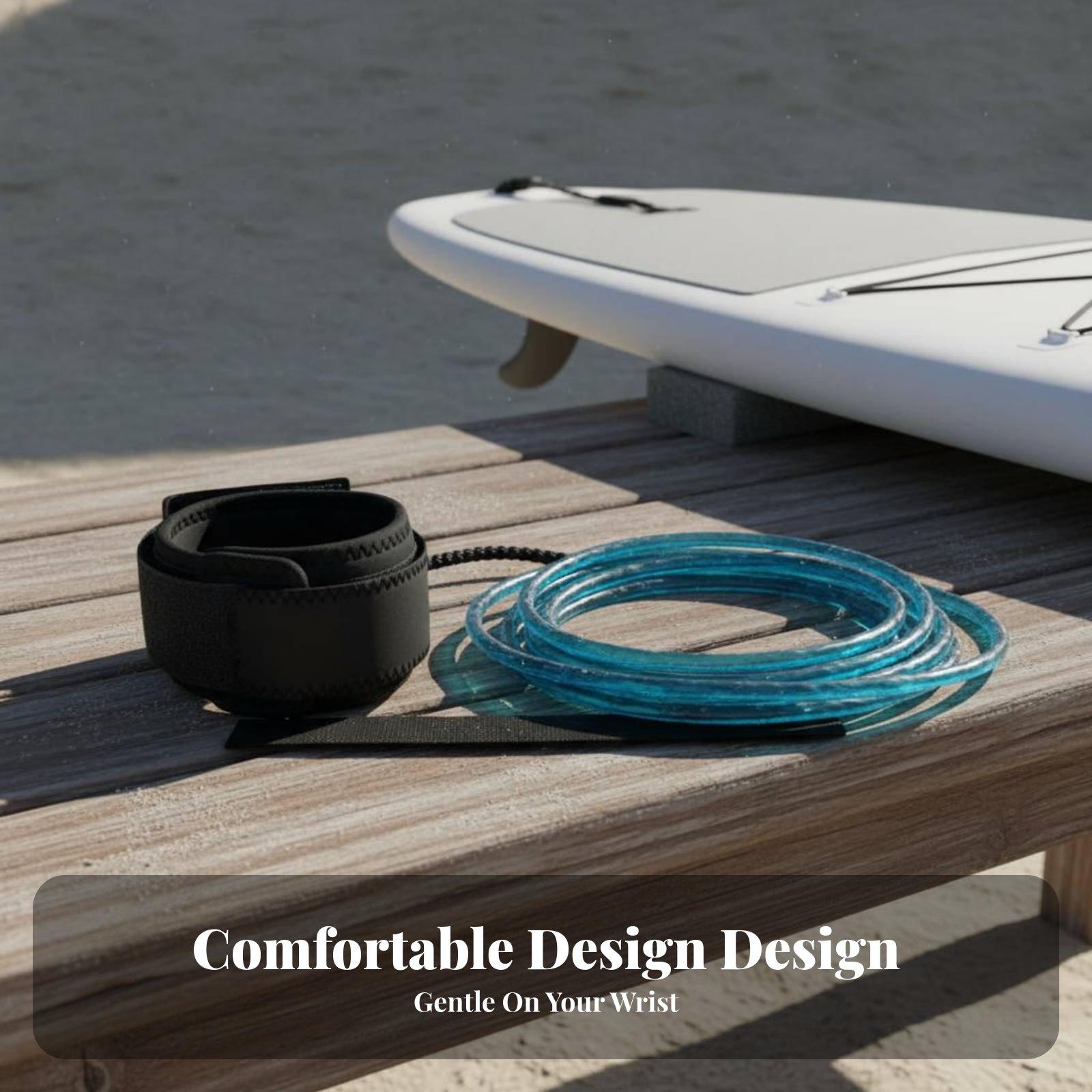 สายจูงเซิร์ฟแบบไม่มีปมสำหรับบอ - Surfboard Leash Ankle บทวิจารณ์และราคา