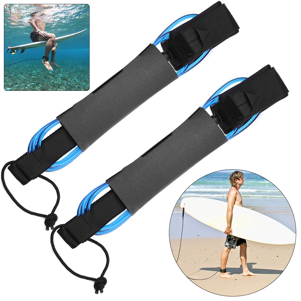 สายรัดข้อเท้าสำหรับกระดานโต้คล - Surfboard Leash Ankle บทวิจารณ์และราคา